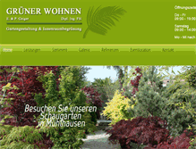 Tablet Screenshot of gruenerwohnen.de